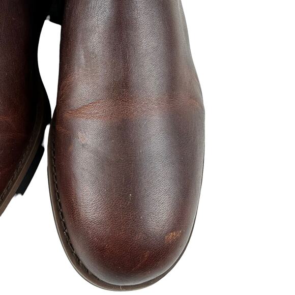 Timberland Women's Chelsea Boots Size US 8 Beckwith Leather Block Ankle Brown - Picture 5 of 13